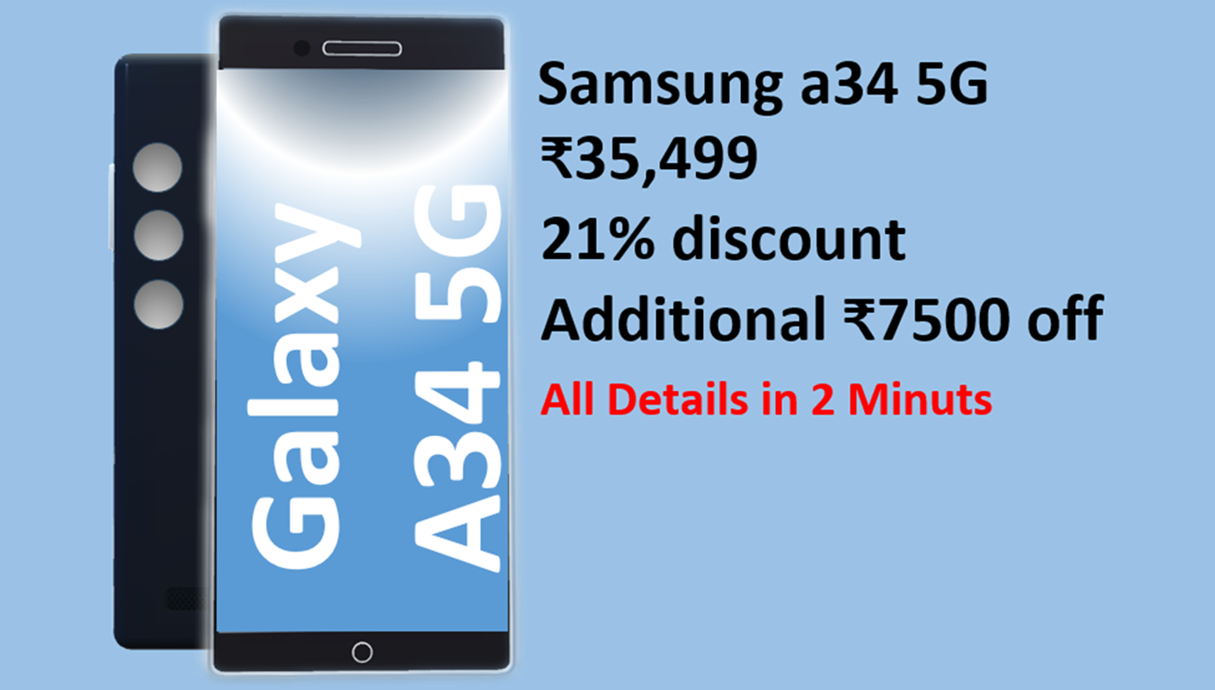 Samsung a34 5g Price in India Flipkart